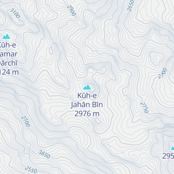 Map of Kūh-e Jahān Bīn