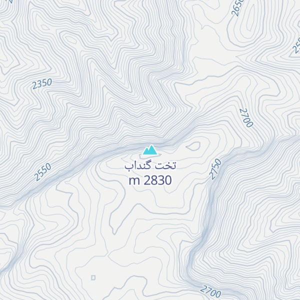 Map of تخت گنداب
