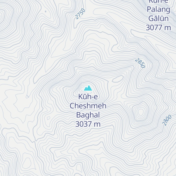 Map of Kūh-e Cheshmeh Baghal