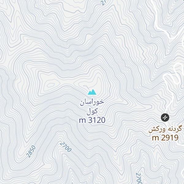Map of خوراسان کول