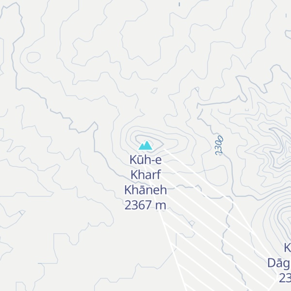 Map of Kūh-e Kharf Khāneh