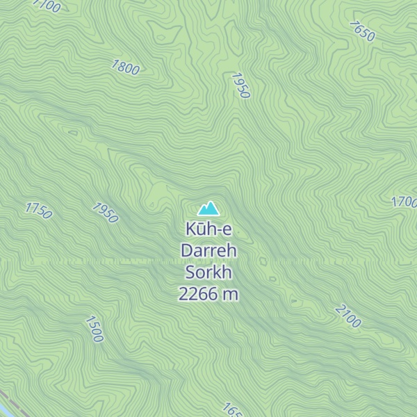 Map of Kūh-e Darreh Sorkh