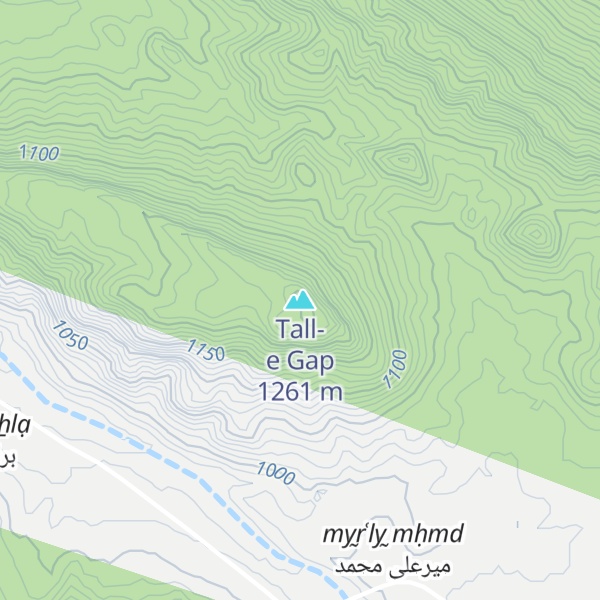 Map of Tall-e Gap