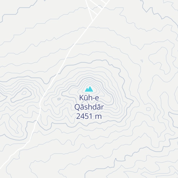 Map of Kūh-e Qāshdār