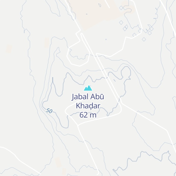 Map of Jabal Abū Khaḑar