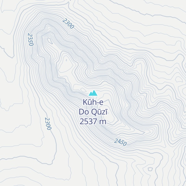 Map of Kūh-e Do Qūzī