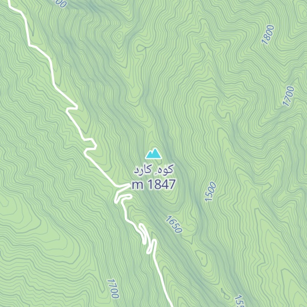 Map of كوهِ كارد