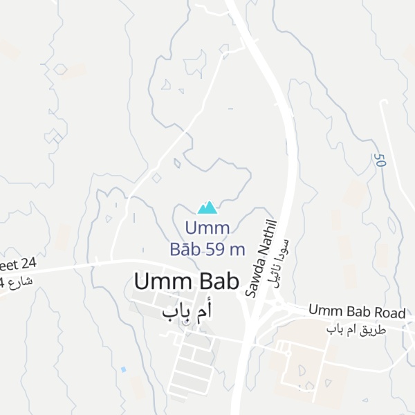 Map of Umm Bāb