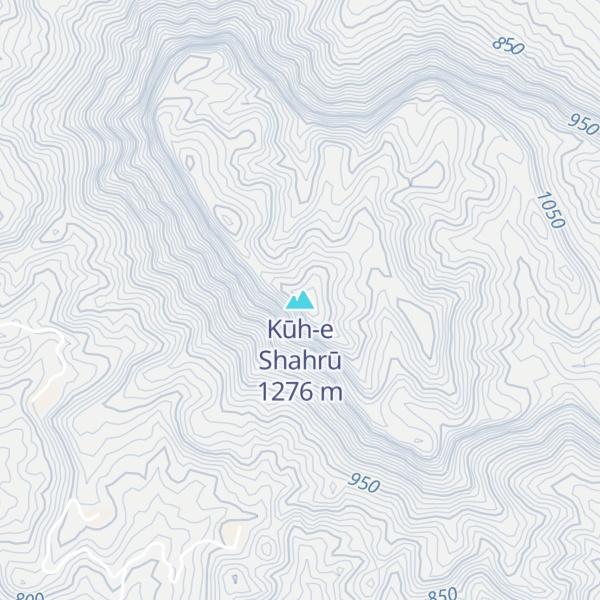 Map of Kūh-e Shahrū