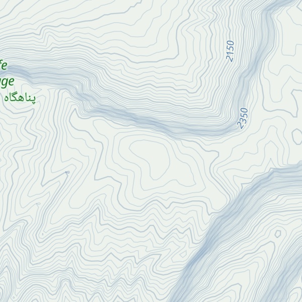 Map of Kūh-e Qolandarreh