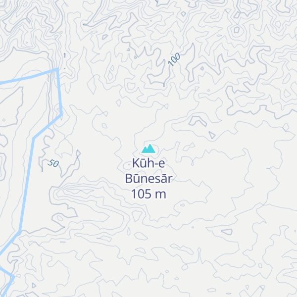 Map of Kūh-e Būnesār