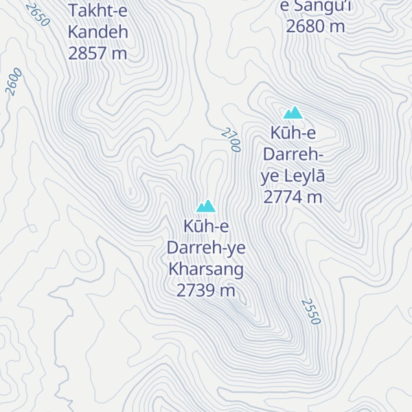 Map of Kūh-e Darreh-ye Kharsang
