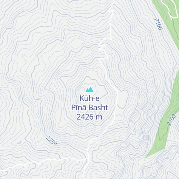 Map of Kūh-e Pīnā Basht