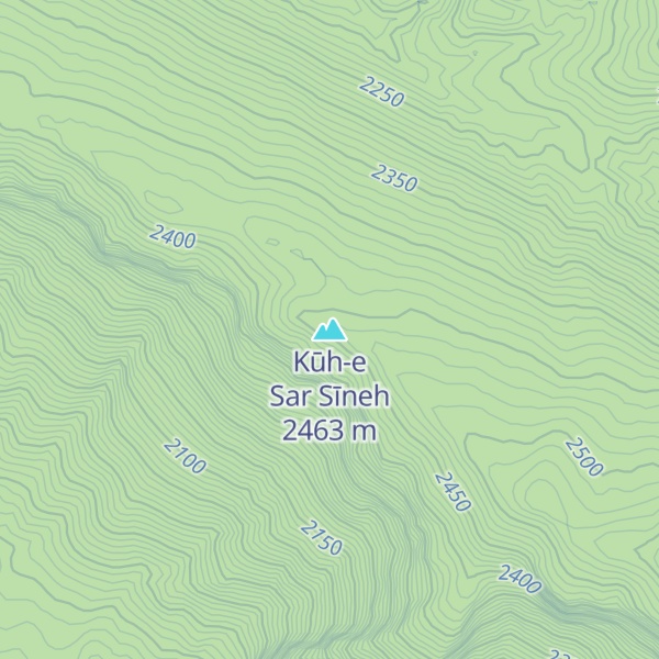 Map of Kūh-e Sar Sīneh
