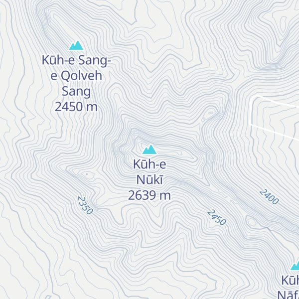 Map of Kūh-e Nūkī