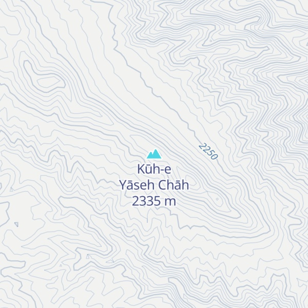 Map of Kūh-e Yāseh Chāh