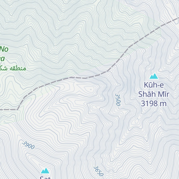 Map of Kūh-e Şāt