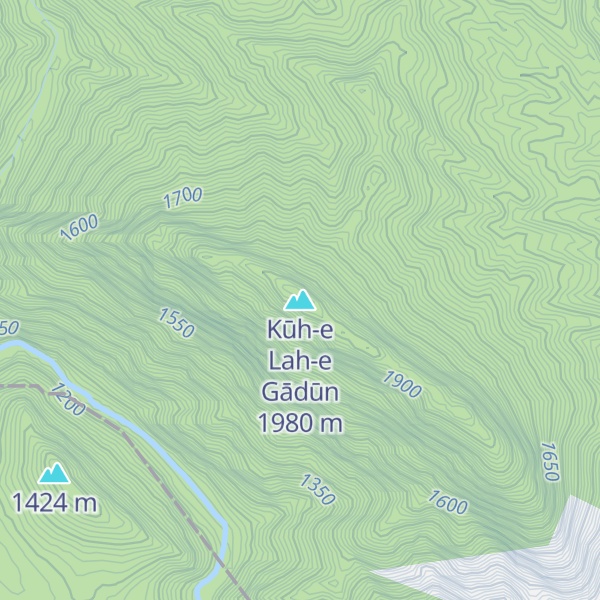 Map of Kūh-e Lah-e Gādūn