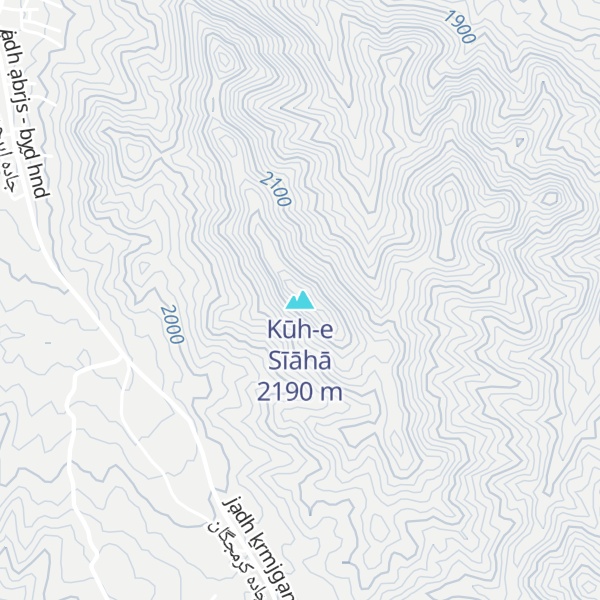Map of Kūh-e Sīāhā