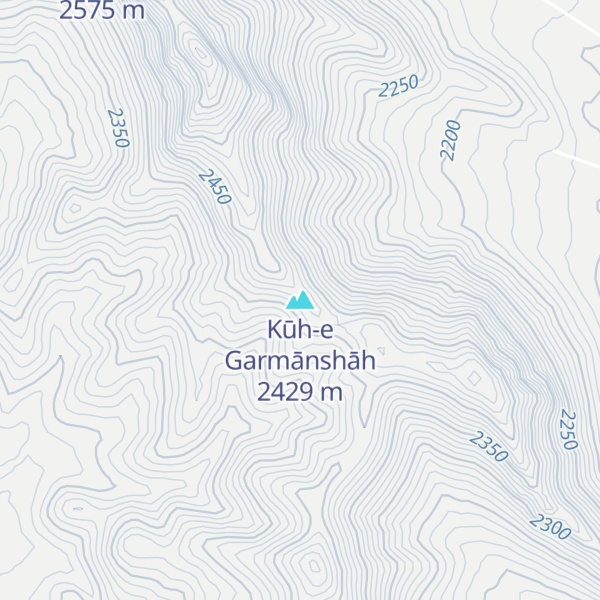 Map of Kūh-e Garmānshāh