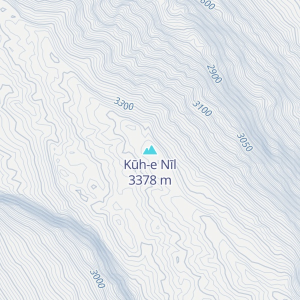 Map of Kūh-e Nīl