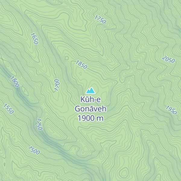 Map of Kūh-e Gonāveh