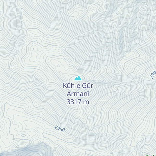 Map of Kūh-e Gūr Armanī