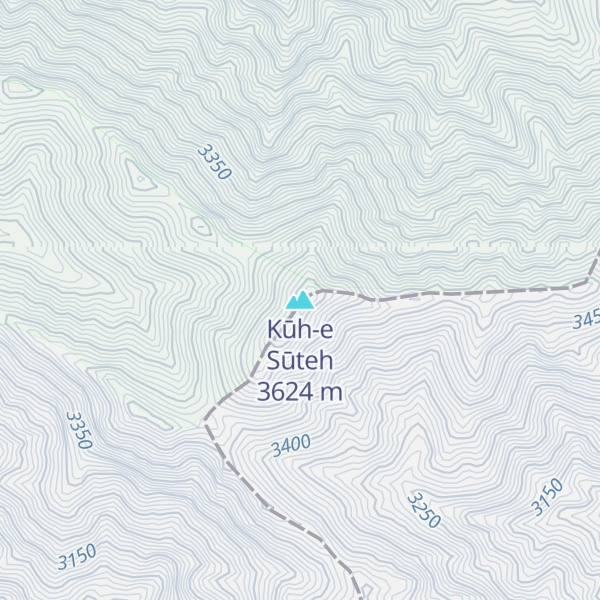 Map of Kūh-e Sūteh