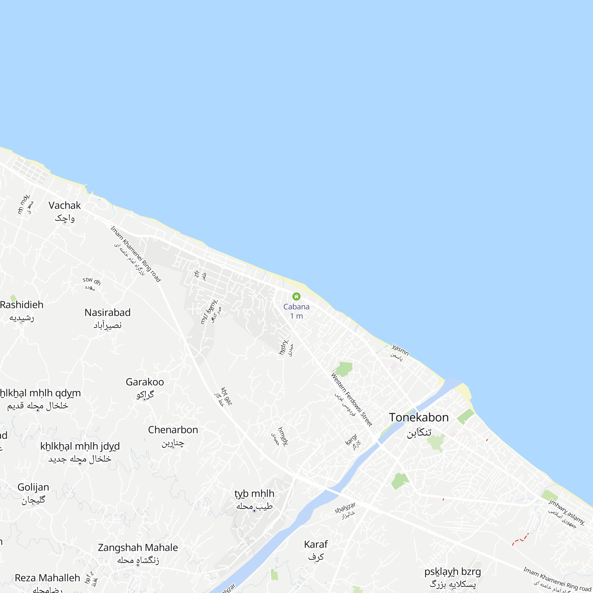 Cabana map