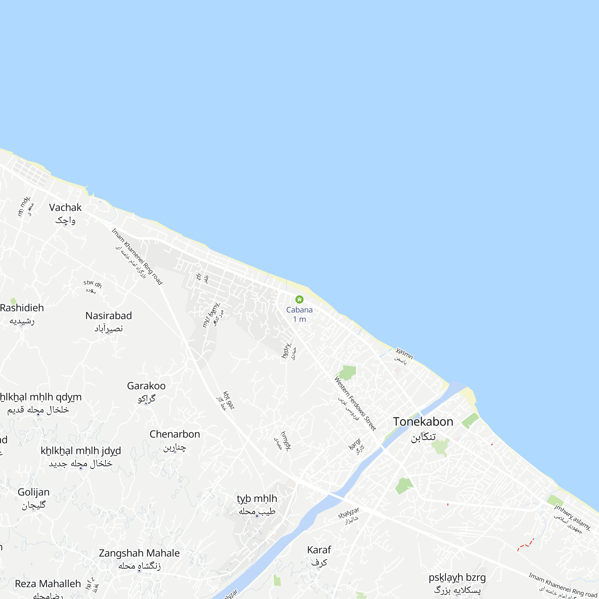 Cabana map