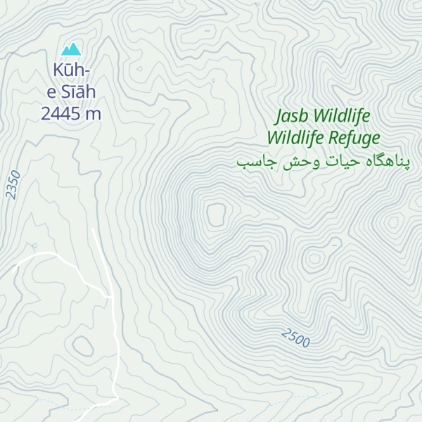 Map of Kūh-e Galū Qeyāseh