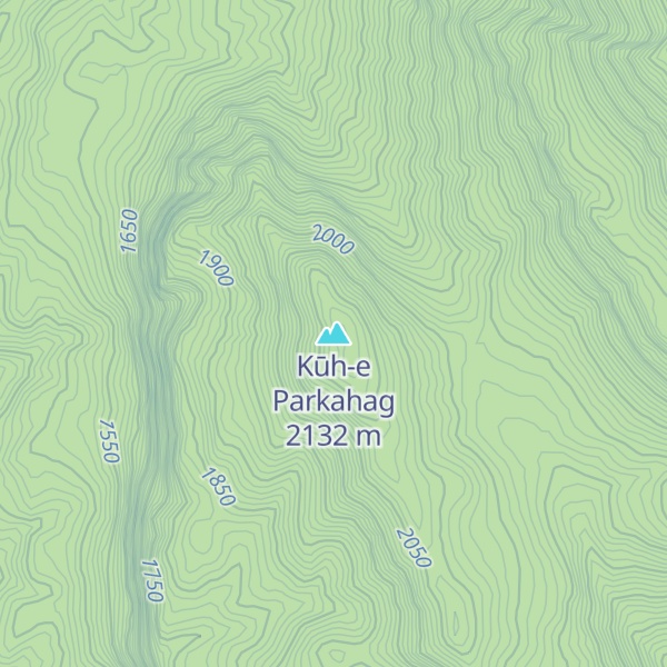 Map of Kūh-e Parkahag