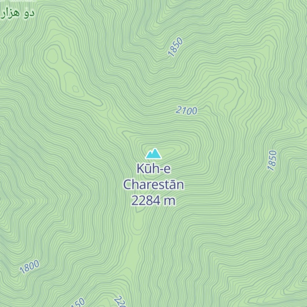Map of Kūh-e Charestān