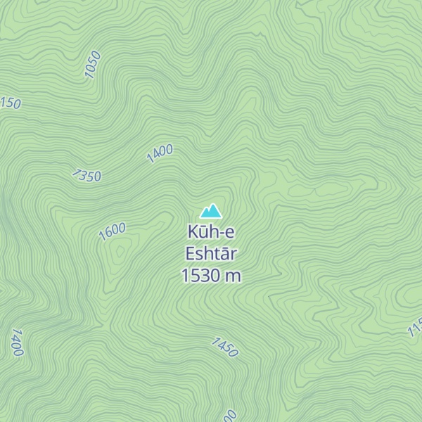 Map of Kūh-e Eshtār