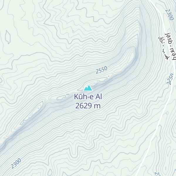 Map of Kūh-e Al