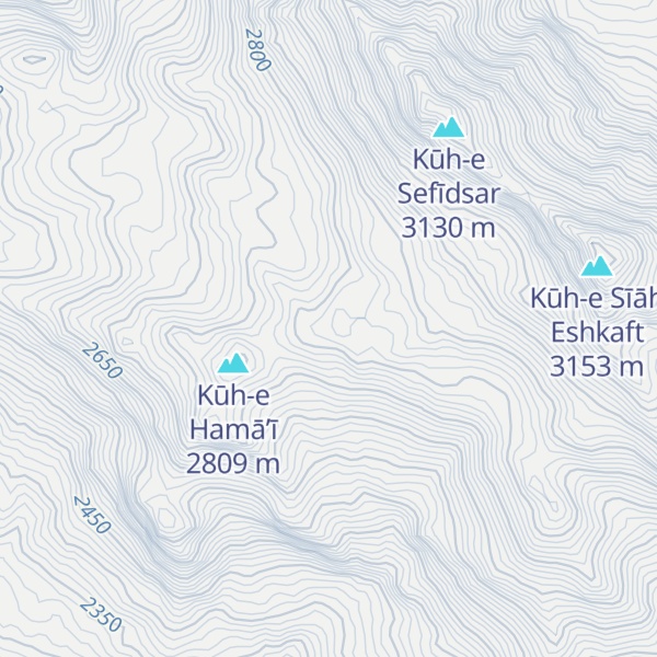 Map of Kūh-e Bamrī