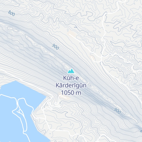 Map of Kūh-e Kārderīgūn