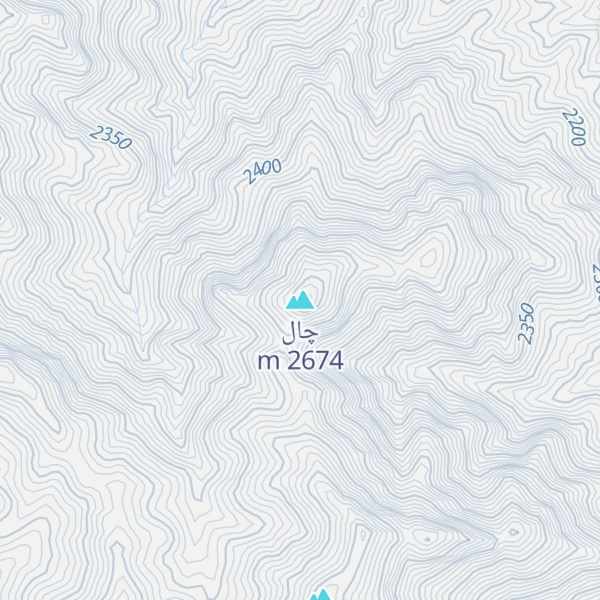Map of چال