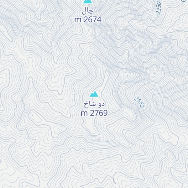Map of دو شاخ