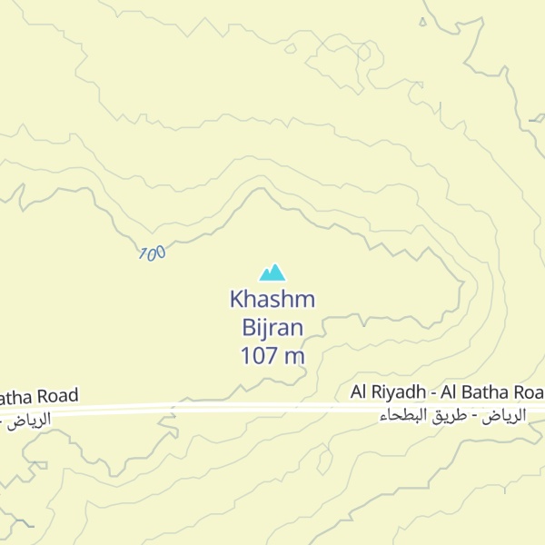 Map of Khashm Bijran