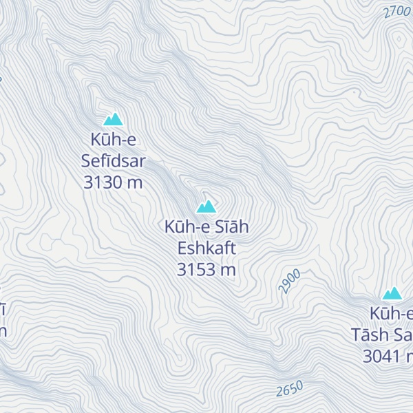 Map of Kūh-e Sīāh Eshkaft