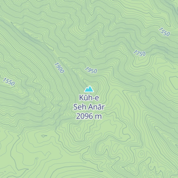 Map of Kūh-e Seh Anār