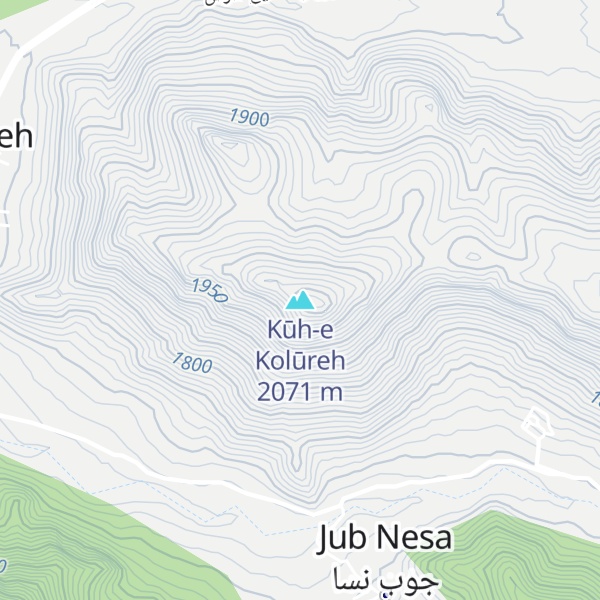 Map of Kūh-e Kolūreh