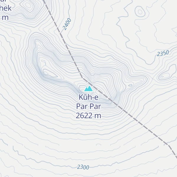 Map of Kūh-e Par Par