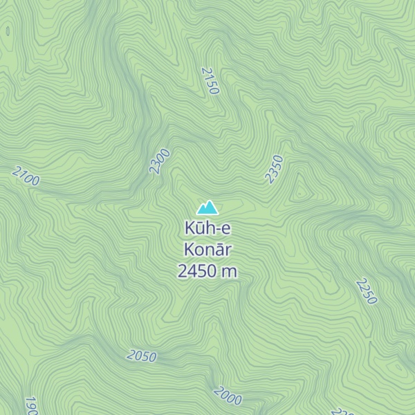 Map of Kūh-e Konār