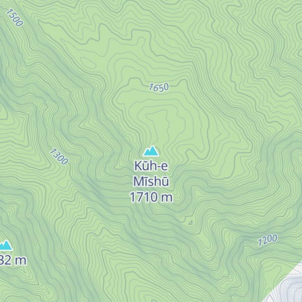Map of Kūh-e Mīshū