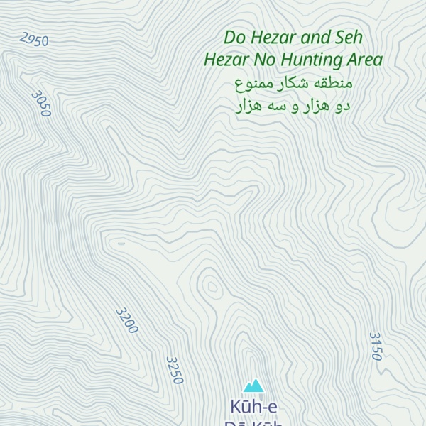 Map of Kūh-e Dī Kūh