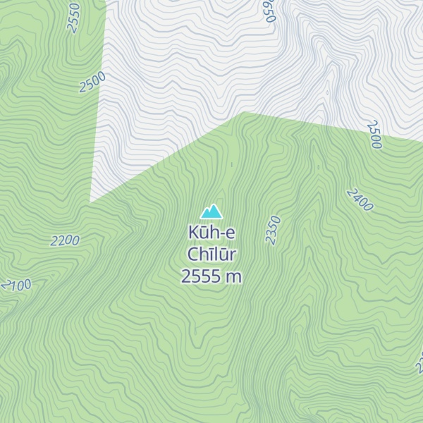 Map of Kūh-e Chīlūr