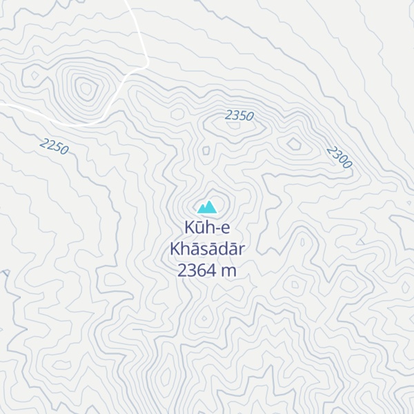 Map of Kūh-e Khāsādār