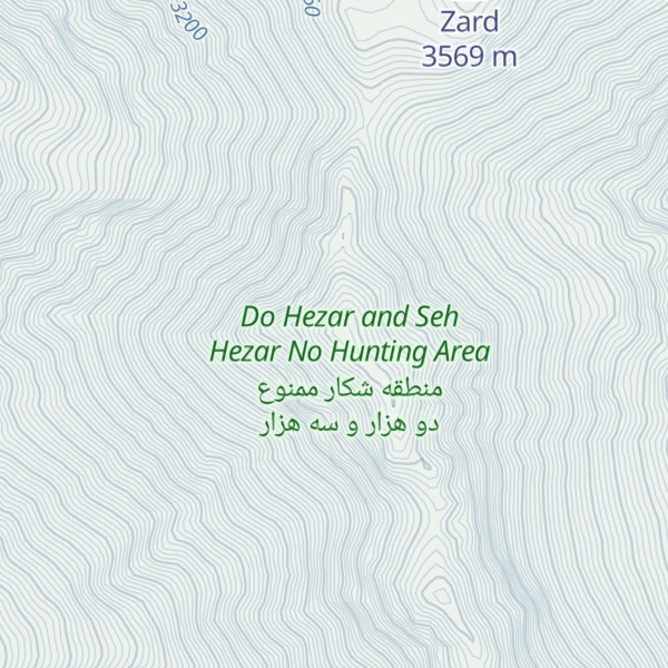 Map of Kūh-e S̄aleh Rajeh